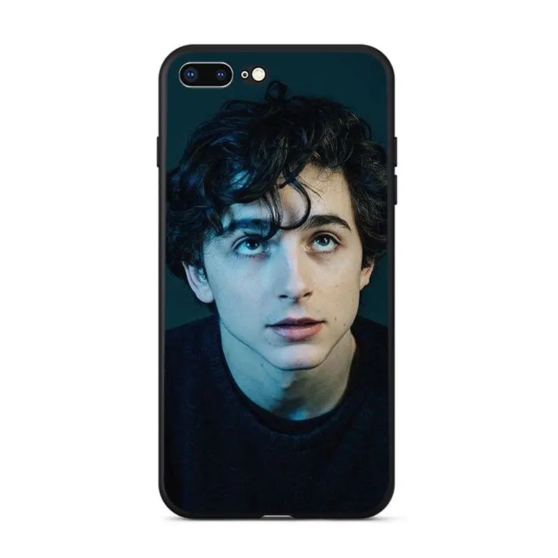 Мягкий силиконовый чехол Babaite Timothee для телефонов iPhone 7 7plus 5 5Sx 6 6S 8 8Plus X XS MAX