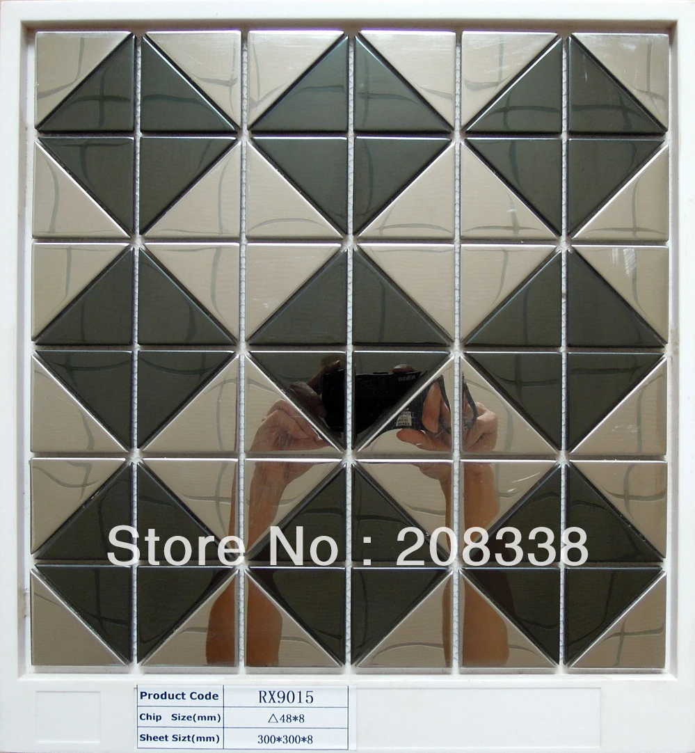 Металлическая плитка из нержавеющей стали мозаичная кухня BACKSPLASH ванная комната