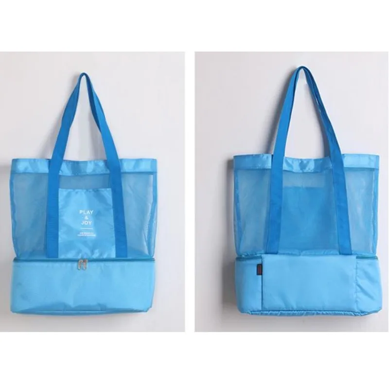 Двойной Слои Пикник Упаковка путешествия ребенка мама Еда сумка изолированные