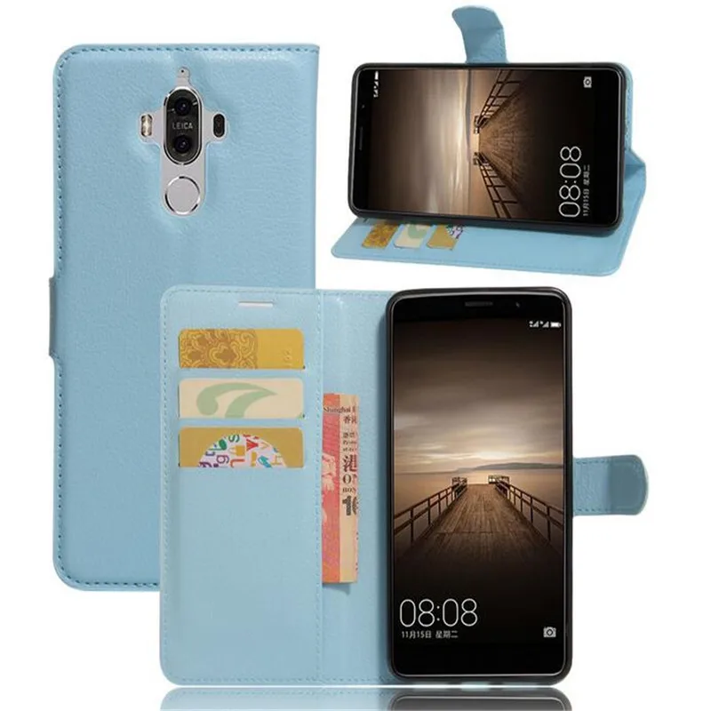 Effelon Luxury PU Leather Belt Clip Holster Flip Case Cover Pouch Card Slot For Huawei Mate 9 Mobile Phone | Мобильные телефоны и