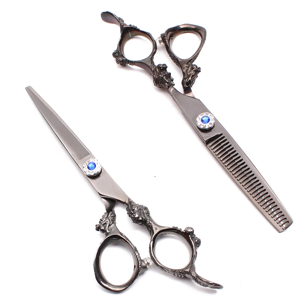 50Pcs 5.5In. Customized Brand 440C Cutting Scissors Thinning Shears Professional Hairdreser's Salon Hair C9004 | Красота и