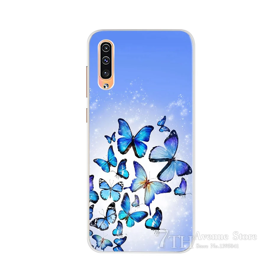 For Samsung Galaxy A50 Case 2019 Cartoon Silicone Soft TPU Back Cover A505F A50s A507F A30s A307F Phone | Мобильные телефоны и