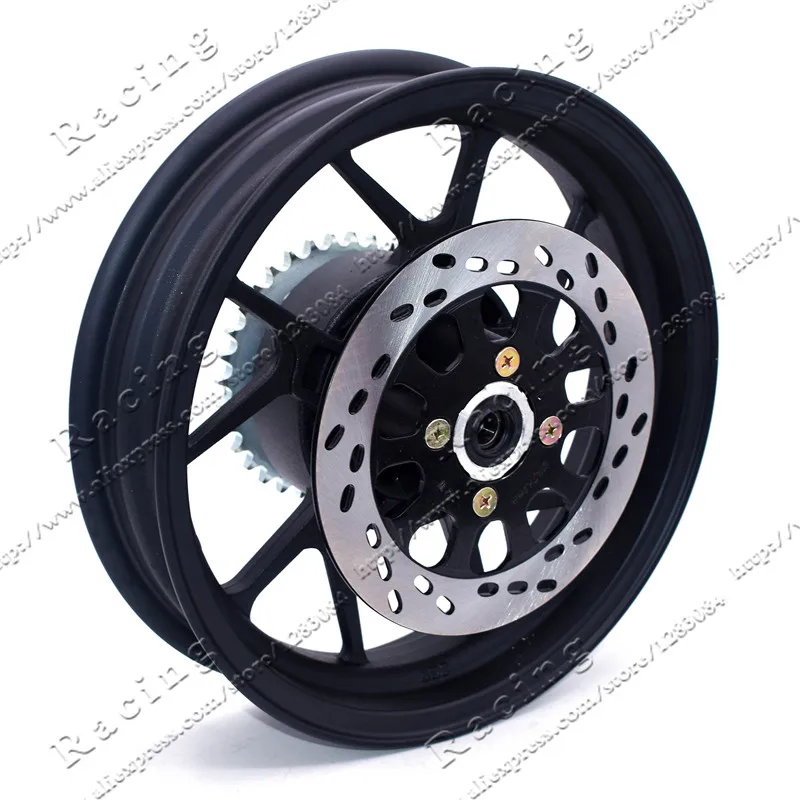 

2.75-12 inch With #428-34 tooth Rear Sprocket and 200mm Diameter plate Disc plate Vacuum Wheel Rim for Dirt Pit Bike Motorcycle