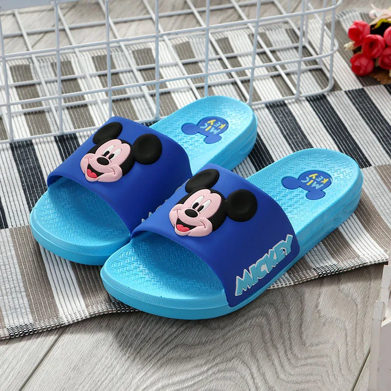 Новинка 2019 сандалии и шлепанцы Disney Нескользящие износостойкие тапочки для