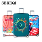 Чехол для багажа SEREQI сохраняет ваш Дорожный чемодан чистым и защищает 18-32 дюймов Чехол для багажа на колесиках