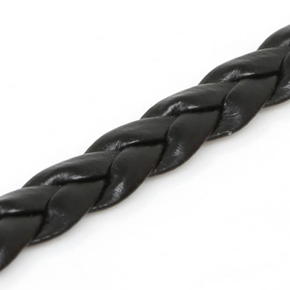 Плоский плетеный ремень из ПУ кожи ширина 5 м 7 мм|Ювелирная фурнитура и