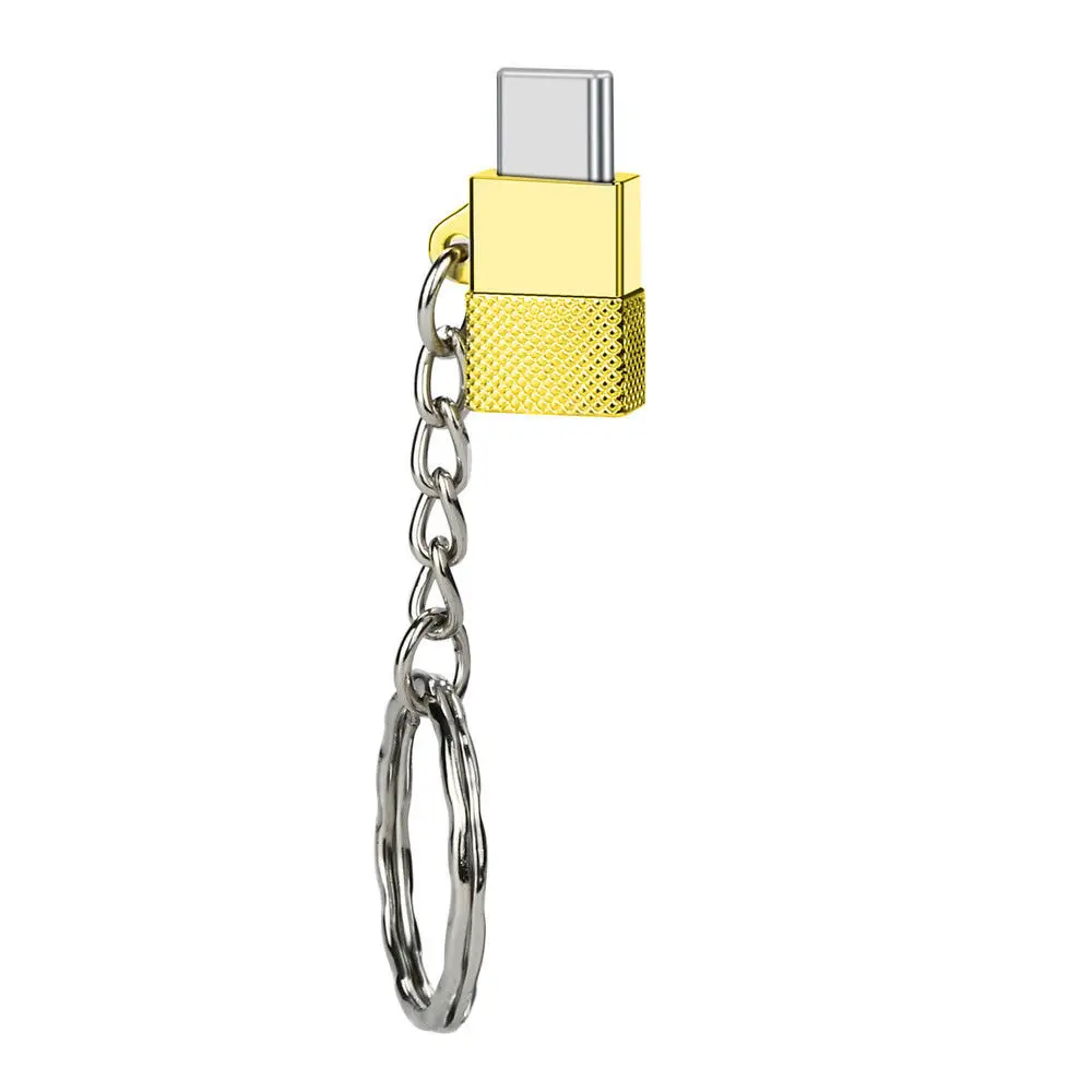 Gold Алюминиевый Micro USB-type c OTG адаптер для Xiaomi Oneplus LG Nexus 5X6 P телефон type-c аксессуары мужской разъем - Цвет: Gold