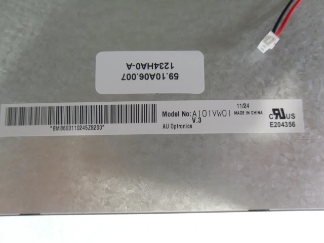 Оригинальный 10 1 дюймовый ЖК-экран светодиодный o A101VW01 V.3 V.1 LED A portable. Модуль
