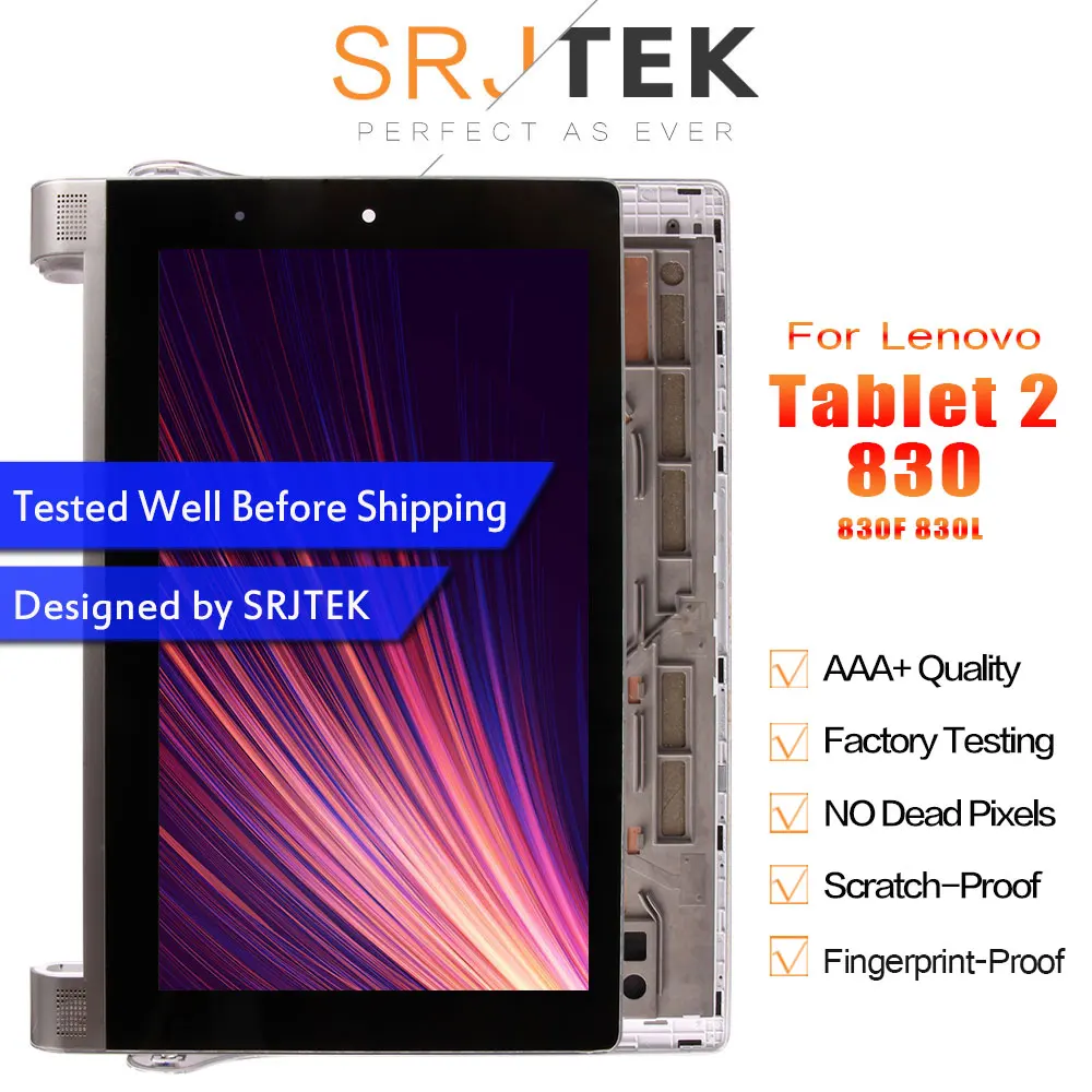 Srjtek 8 &quotдля Lenovo Yoga Tablet 2 830 830F 830L ЖК дисплей Панель Mtrix сенсорный экран дигитайзер в