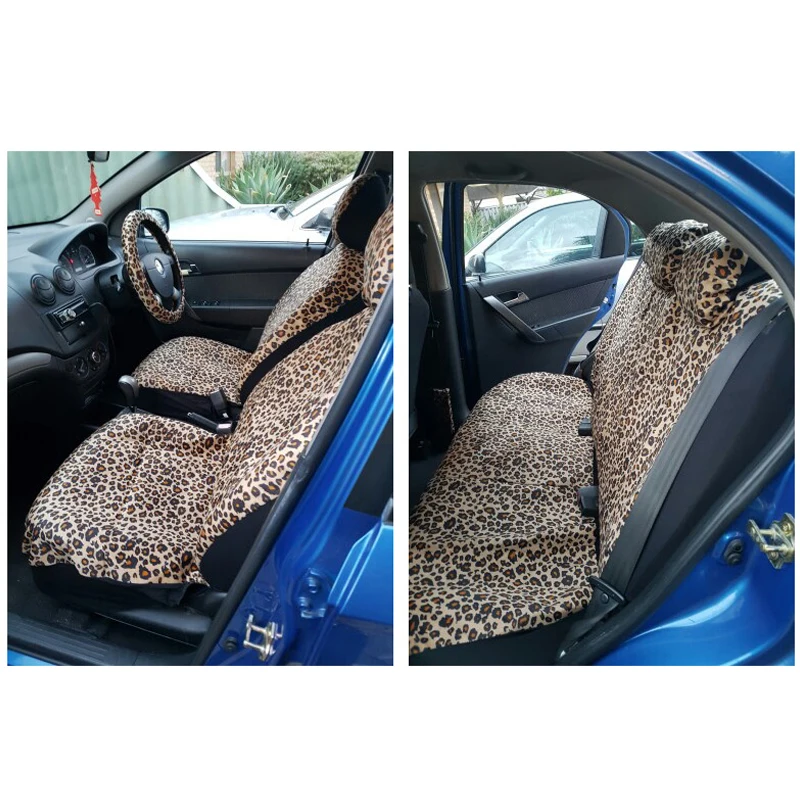 Чехол для автомобильного сиденья универсальный защитный чехол с леопардовым