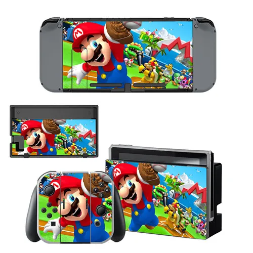 YSNS0425 Для Super Mario наклейка на кожу для nintendo переключатель консоль и контроллер для NS Защитная пленка для кожи виниловая наклейка - Цвет: YSNS0425