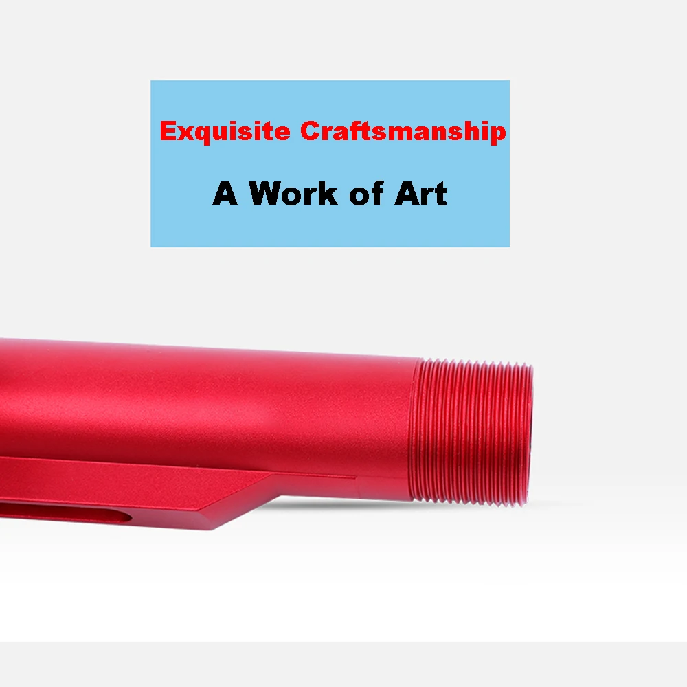 Легкий алюминиевый обработанный на станке с ЧПУ приклад трубка для AEG AR15 M4 M16