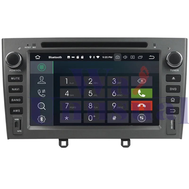 Автомобильный DVD плеер wanute Android 9 0 GPS навигация для Peugeot 408 2007 2008 2009 2010 радио 2 Din