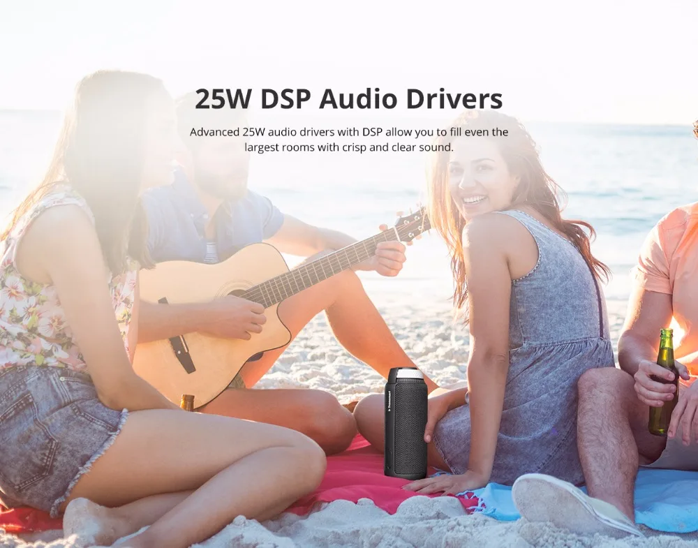 [] Tronsmart Element T6 Bluetooth 4,1 динамик беспроводной Саундбар аудио приемник мини динамик s USB AUX для музыки mp3-плеер