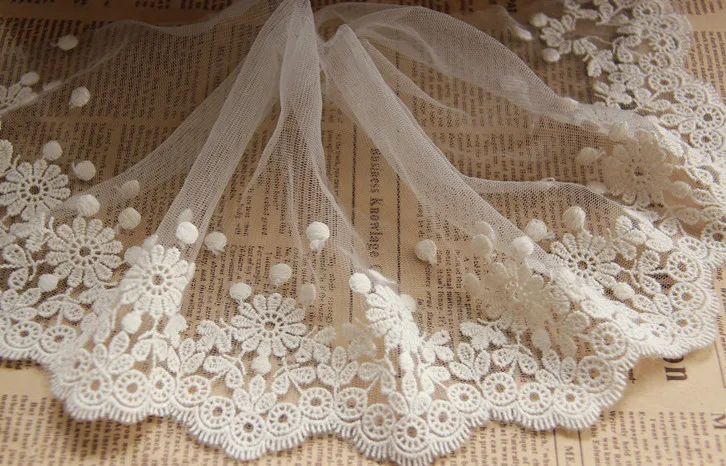 5 ярдов/партия сетчатая кружевная ткань 10 см|clothes accessories|lace trimfabric embroidery |