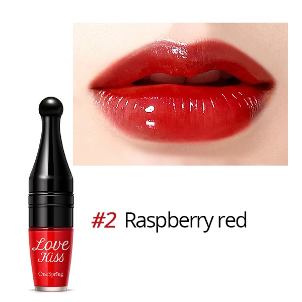 Raspberry red Onespring, 6 цветов, воздушная подушка, блеск для губ, водонепроницаемый, стойкий, матовая, жидкая помада, оттенок, сексуальная красная помада для губ, увлажняющий макияж - Цвет: Raspberry red