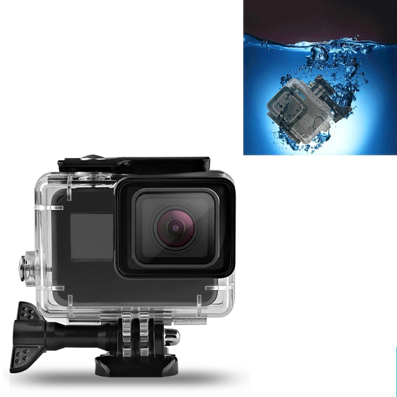 Ruigpro Для водонепроницаемого корпуса чехол для Gopro Hero 5 6 7 Подводный бокс Go Pro Hero5