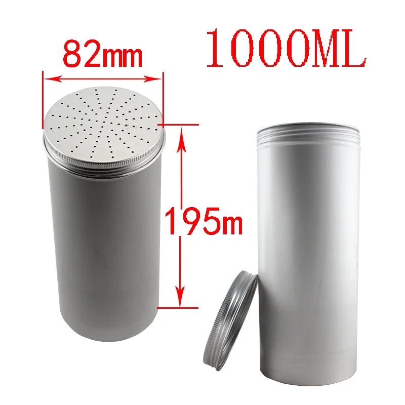 3ps 1000 г Серебристые алюминиевые банки для горшков автомобильные контейнеры