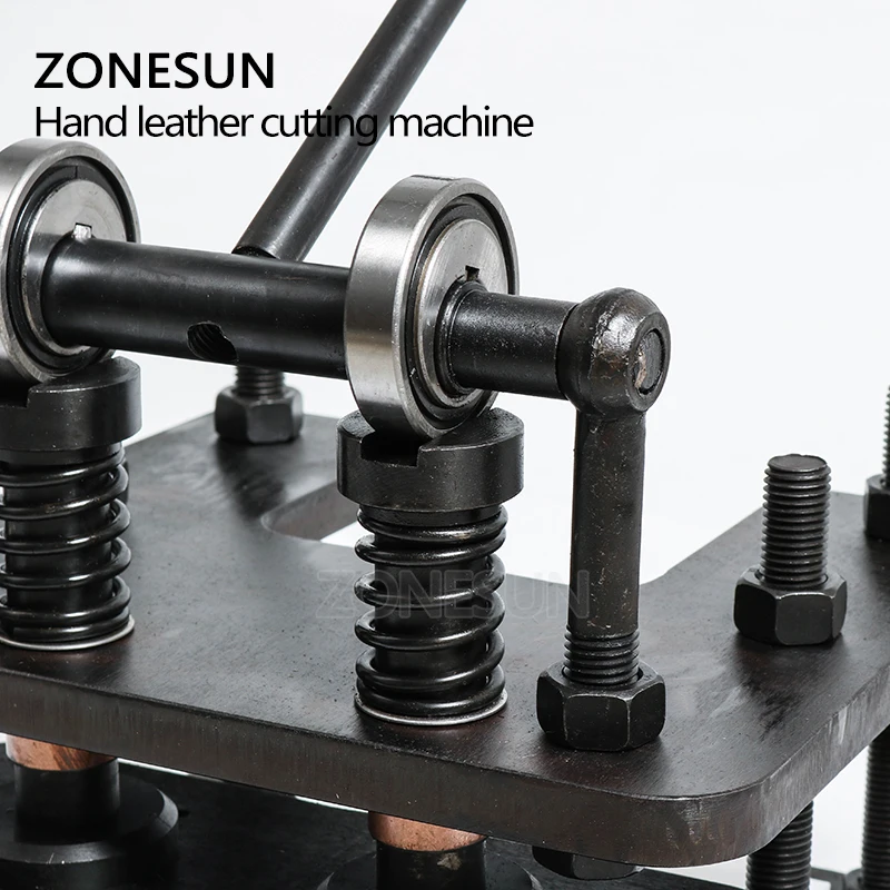 ZONESUN 2614 ручная машина для резки кожи сделай сам бумажник сумка фотобумага ПВХ/Эва