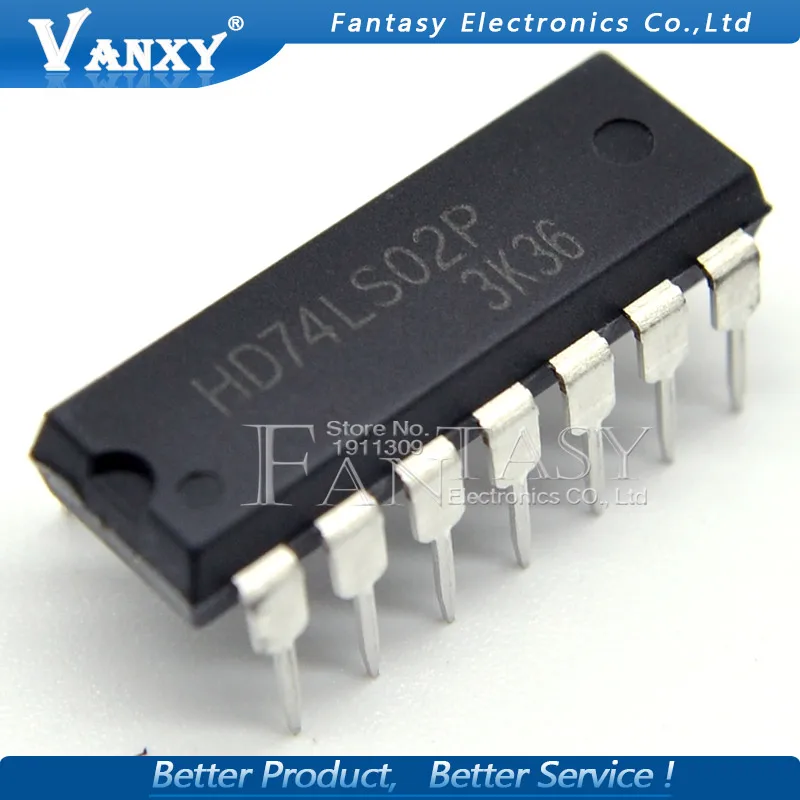 10 шт. HD74LS02P DIP14 HD74LS02 DIP SN74LS02N 74LS02 SN74LS02 DIP-14 лет, и IC