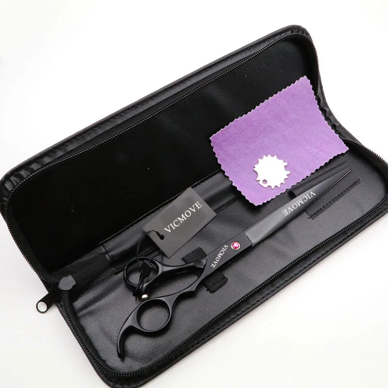 8 дюймов ножницы для стрижки профессиональные волос черные Парикмахерские