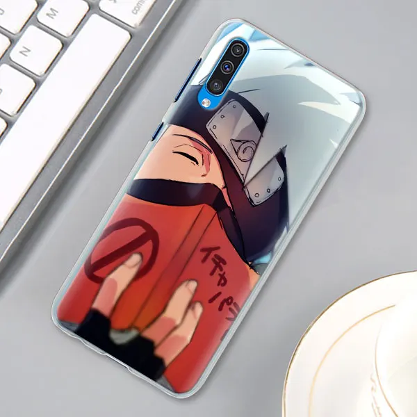 Аниме «Наруто» производства компании "Kakashi" чехол с рисунком из аниме для samsung Galaxy A30 A40 A50 A70 A6 A8 плюс A7 A9 M30 чехол для телефона Coque - Цвет: 08