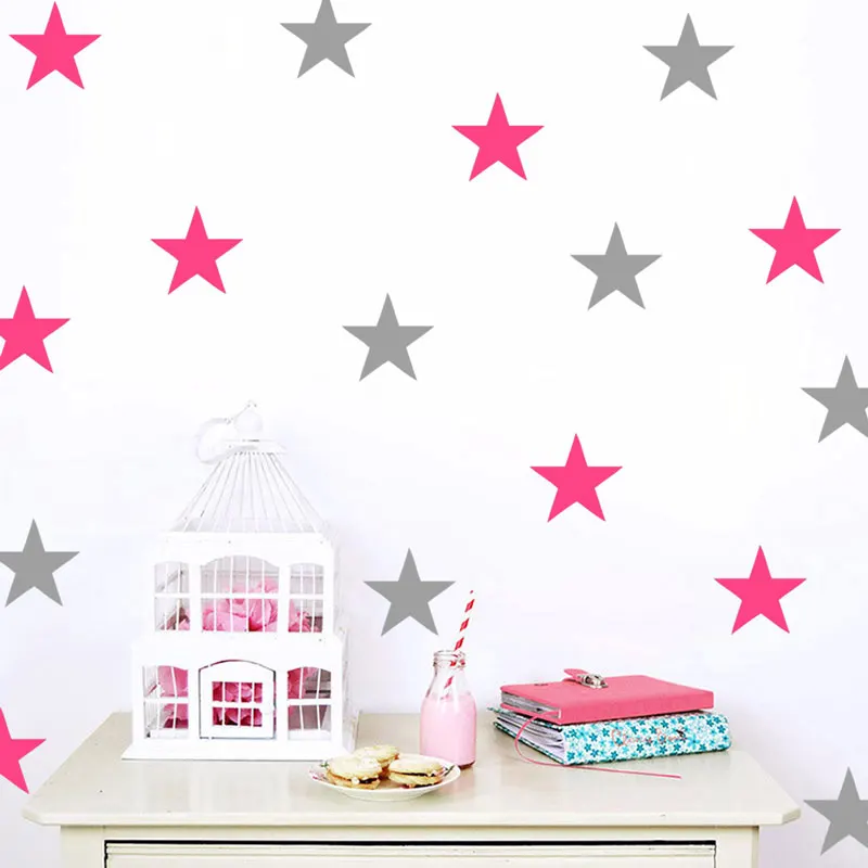 Пятиконечная звезда наклейки на стену виниловые с цитатами декоративные