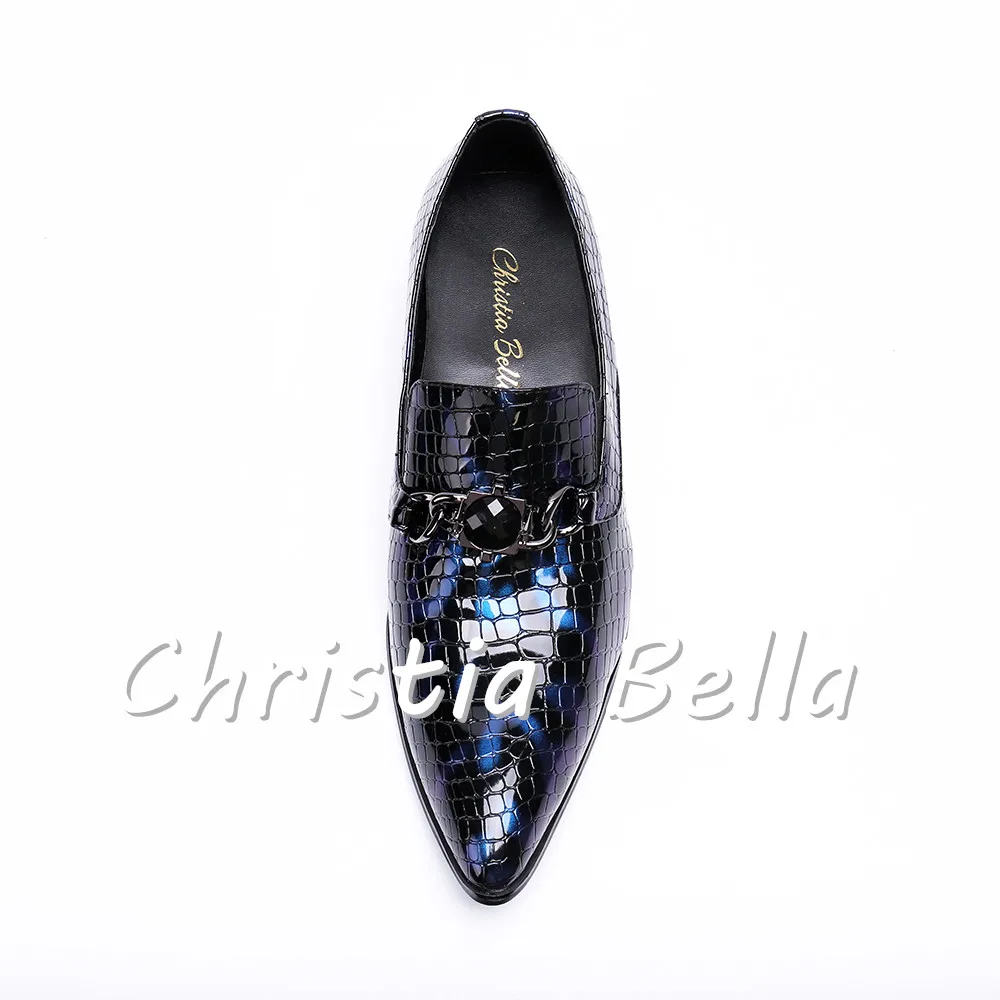 Новинка стильные мужские туфли-оксфорды из натуральной кожи под змеиную кожу для