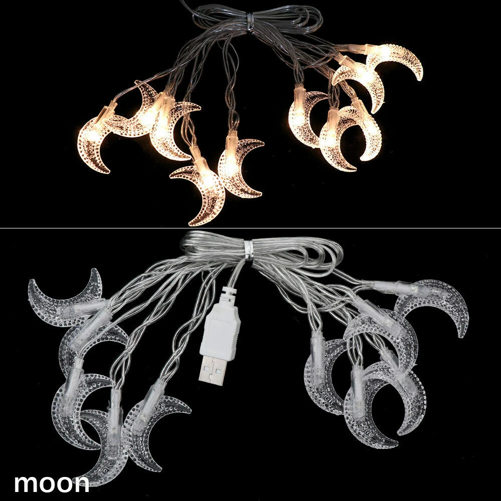 Moon Star led ночник наружный многоцветный LED гирлянда Рождественские Огни Праздник