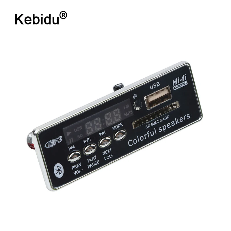 Kebidu беспроводной автомобильный Bluetooth гарнитура USB MP3-плеер декодер плата модуль с