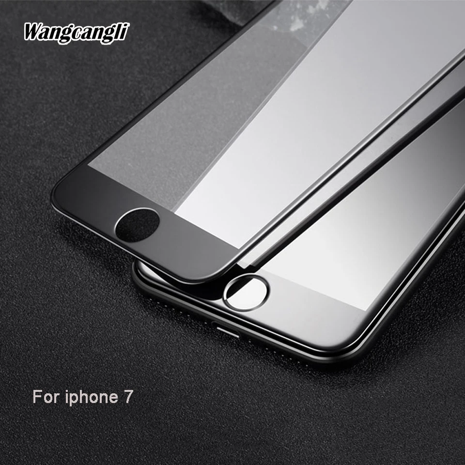 4D Защитное стекло для iphone 7 полный экран покрытие жесткий край протектор
