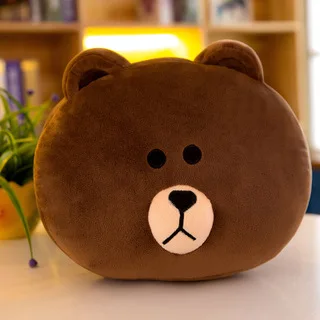 brown Коричневый и кроличьим мехом; Плюшевые игрушки тапочки в виде медвежонка; цвет коричневый, Conny кролика мягкая подушка прекрасный диван игрушки подарок на день Святого Валентина kawaii подарок для подруги - Цвет: brown