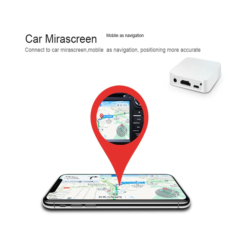 Для Mirascreen X7 ТВ Зеркальная Наклейка коробка переходник монитора с Wi Fi Am8252b Hdmi + av