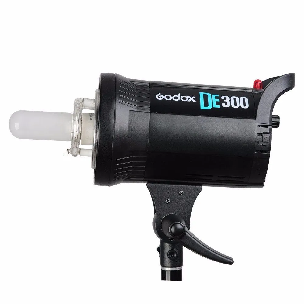 Компактная студийная вспышка Godox DE300 300 Вт стробоскоп осветительная головка 300Ws 220