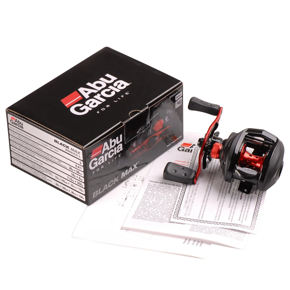 Abu Garcia Black Max3 BMAX3 Baitcasting катушка для заброса приманки с правой и левой ручкой 5BB 6 4: 1