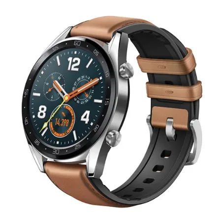 Classic Edition Huawei Watch GT Смарт часы Поддержка gps NFC 14 дней Срок службы батареи 5 атм водонепроницаемый телефонный Звонок трекер сердечного ритма для Android IOS - Цвет: Classic Edition