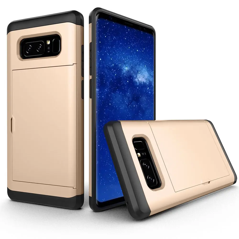 Защитный чехол для samsung Galaxy Note 9, 8, 10 Plus, S6, S7, слот для карт, чехол для samsung S9, S8 Plus, S7, S6 Edge, S10E