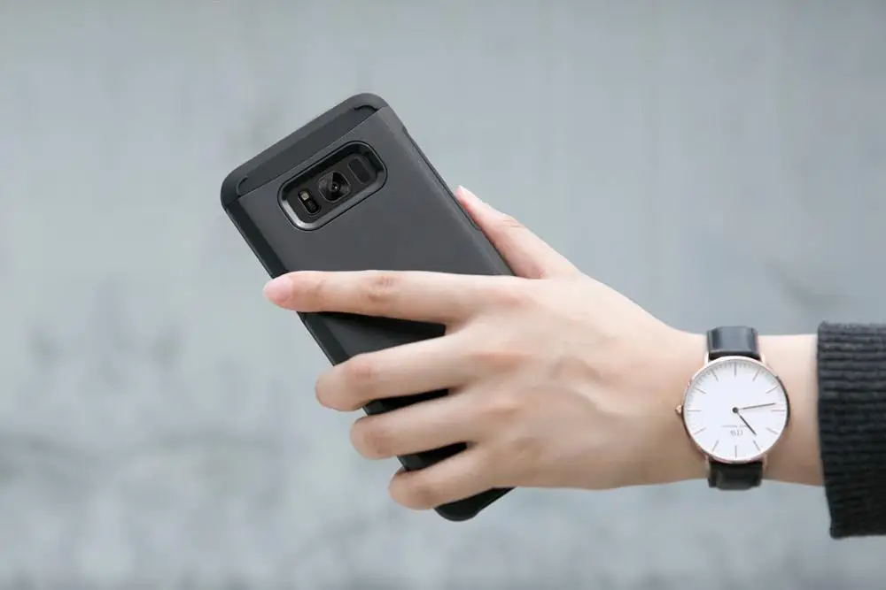Чехол SHIELDON Sunrise Series для Galaxy S8 Plus тонкий амортизирующий 2 в 1 двухслойный дизайн