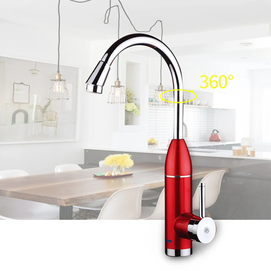 Электрический кран Мгновенный водонагреватель кухонный светодиодный