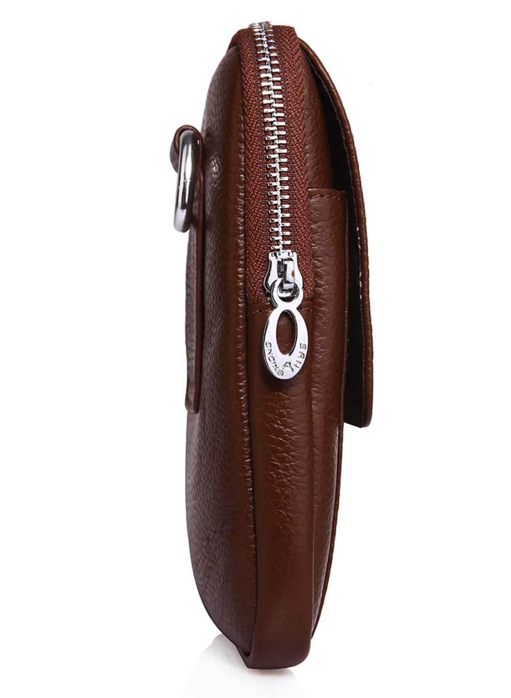 Для мужчин Натуральная кожаный крючок поясная сумка набедренная пояс бум