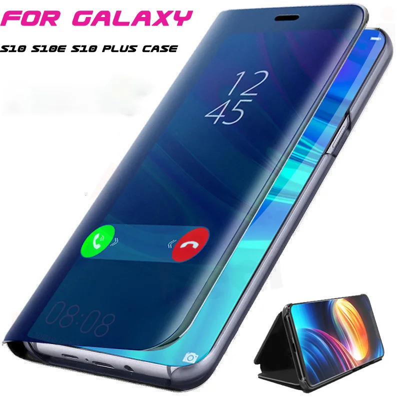 Умный зеркальный флип-чехол для samsung Galaxy S10 S9 S8 плюс Чехол S10E A3 A5 A7 2017 A6 A8 A9 2018 чехол |