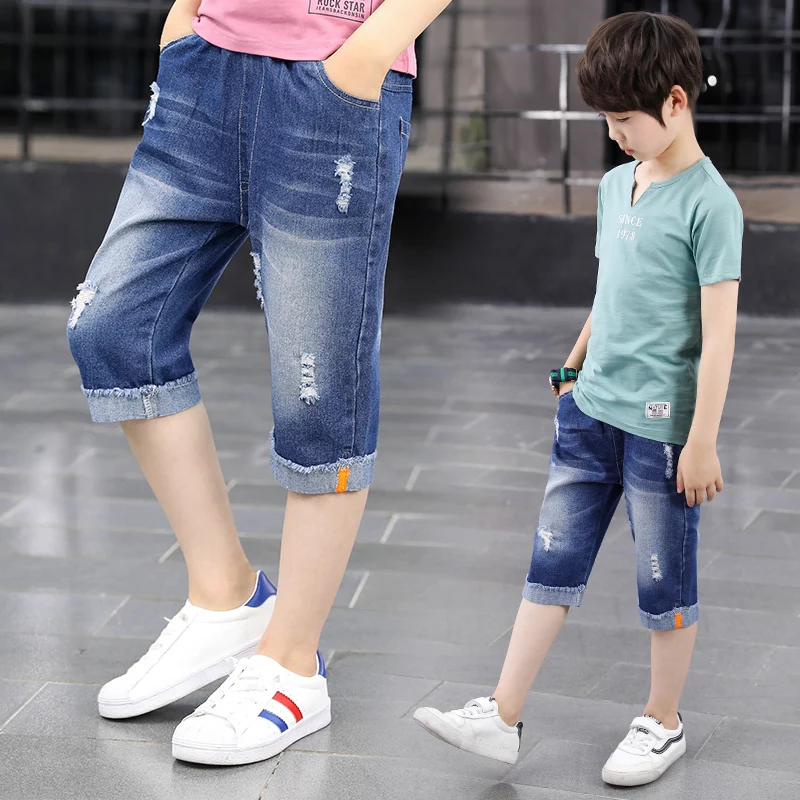 Лето Европа и Соединенные шорты для мальчиков 2018 новый спортивный хлопок большой