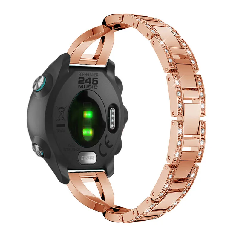 Металлический ремешок для часов Garmin forerunner 20 мм Samsung Galaxy Watch Active/Gear S2/gear спортивный