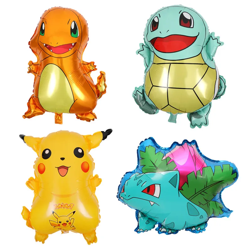 1 шт. мультфильм Пикачу из Pokemon Go гелиевая фольга воздушные шары для детей день