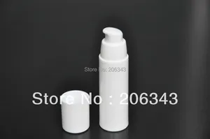30 мл Белый безвоздушный вакуумный насос бутылка для лосьона с белой крышкой используется для косметического контейнера