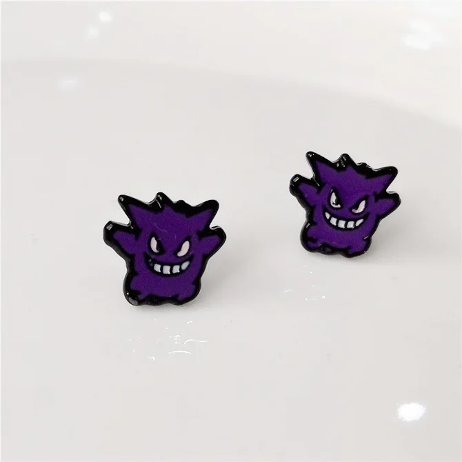 Серьги Pocket Monster, аниме, Pokemon go, Pokeball, Charmander, Snorlax, Chikorita, пирсинг, шпилька, ювелирные изделия для девочек, детей