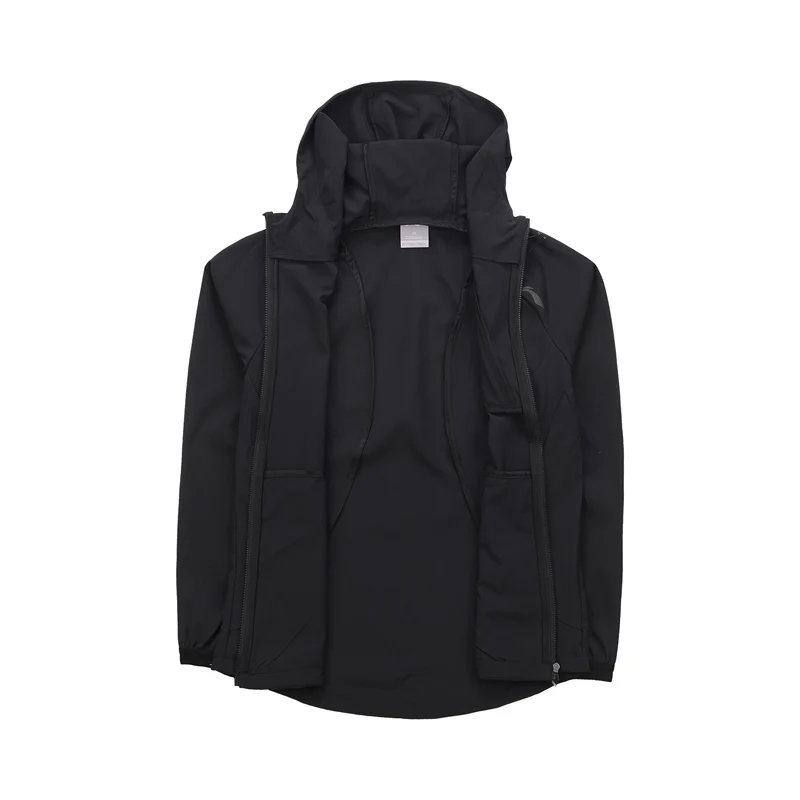 Женские беговые куртки Li Ning спортивная куртка с капюшоном и водонепроницаемой