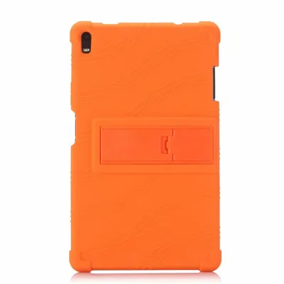orange Мягкий чехол для lenovo TAB 4, 8 Plus, 8,0 дюймов, силиконовый чехол-подставка для lenovo TAB 4, 8 Plus, TB-8704F, TB-8704N, чехол для планшета - Цвет: orange
