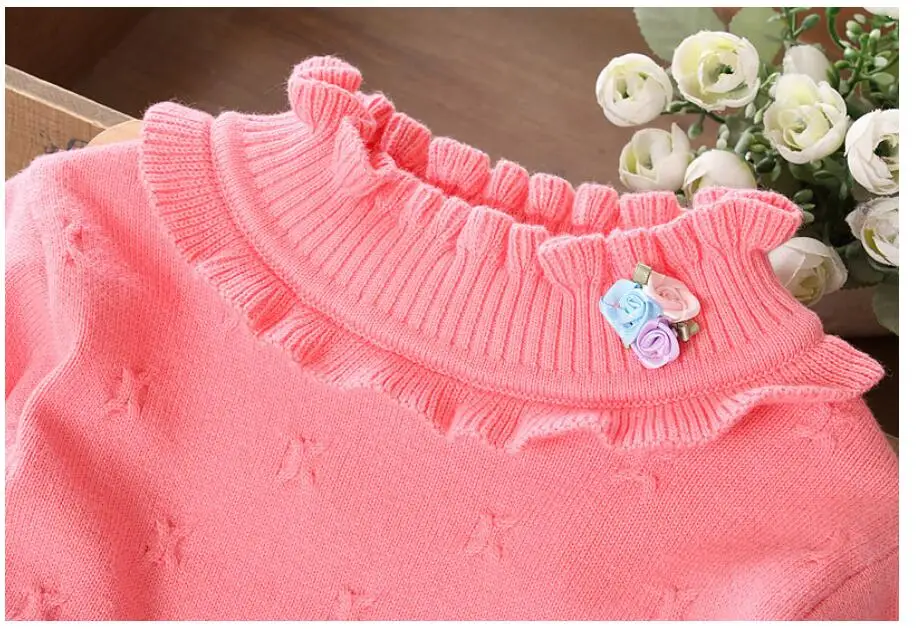 Новинка 2017 года осень-зима водолазки с длинным рукавом Пуловеры Детский свитер