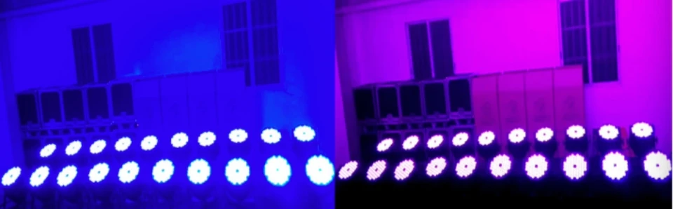 4pcs/lot RGB 3in1 LED par Light 54x3W Triple par64 rgb stage lights DMX hand in disco dj equipment | Лампы и освещение